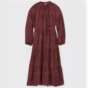 A New Day purple paisley dress